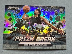 2023-24 Prizm Draft Prizm Break Silver #20 Scoot Henderson - Blazers 🔥🔥📈
