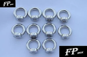 X 10 Ösenmutter / Gewindering M6mm Edelstahl 316 (10er Set) - Bild 1 von 1