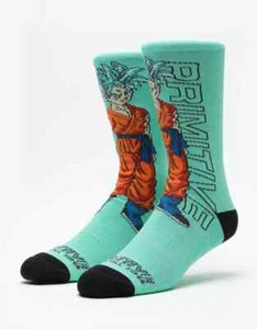 Calcetines Primitive Skate Para Hombre X Dragon Ball Super Z Goku Anime Japonés Verde azulado - Imagen 1 de 6