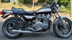 1980 Kawasaki KZ1000LTD B4 Complete PIN-STRIPING DECALS Set - Black / Gray Model - Imagen 1 de 2