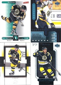 Ray Bourque 1998-99 Upper Deck Next Generation 1999-00 UD SPA, Victory & Ovation