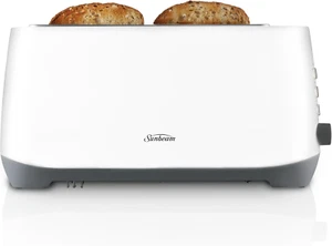 Rise up 4 Slice Toaster | Extra Long Slots, 7 Browning Settings, White TAP0003WH - Picture 1 of 3