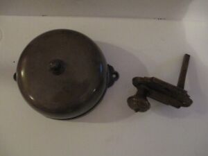 Antique Brass Victorian Strike Doorbell Ringer & Lever Pat.  1872         B2