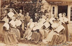 Mount Lebanon New York Group of Shakers in Costume Real Photo Postcard AA101170 - Picture 1 of 2
