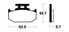 9159   Kompatibel Mit Suzuki Dr 250 S 250 1982 1994 Organische Bremsbelage Ma132