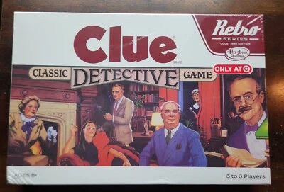 Clue Retro Series 1986 Edition Game Classic Detective Family Board Game - NEW - Image 1 of 2