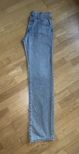 ALEXANDER MCQUEEN 2000'S SZ 32 LIGHT BLUE - GREY DENIM STRAIGHT LEG JEANS