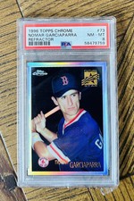 1996 Topps Chrome Nomar Garciaparra Future Star Rookie PSA 8 Red Sox