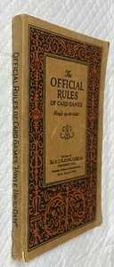 The Official Rules of Card Games Hoyle up-to-date softcover 1920's - Picture 1 of 3