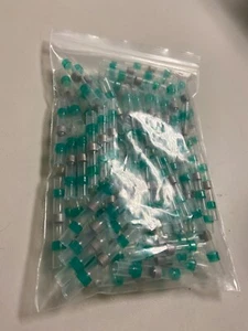 100 pcs SOLDER AND SEAL HEAT SHRINK BUTT CONNECTORS WIRE GREEN 16-18 GAUGE - Picture 1 of 1