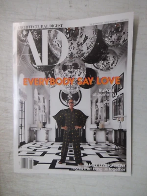 AD ARCHITECTURAL DIGEST MAGAZINE JUNE 2023 RUPAULHOME IN LA FAMILY LIVING NOW - Image 1 of 2