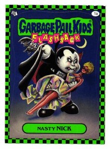 2010 GARBAGE PAIL KIDS FLASHBACK SERIES 1 PICK YOUR CARD GREEN PARALLEL STICKERS