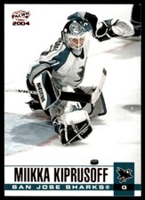 2003-04 Pacific Red Miikka Kiprusoff R185 San Jose Sharks #295
