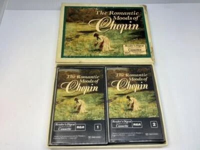 THE ROMANTIC MOODS OF CHOPIN 2 x Cassette Tape Original BOX SET Reader’s Digest - Image 1 of 4