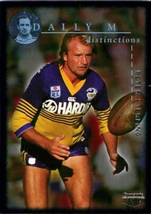 1995 PARRAMATTA EELS NRL Card PETER STERLING Dally M Distinctions - Picture 1 of 3