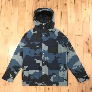 BAPE ape woodland camo nylon hoodie jacket A Bathing Ape Size M - Picture 1 of 9