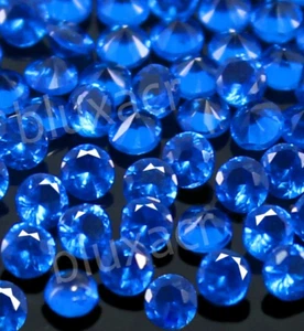Natural Violet Blue Tanzanite Certified 1.50 MM Round AAA+ Gemstone 1000 Pc Lot - Picture 1 of 5