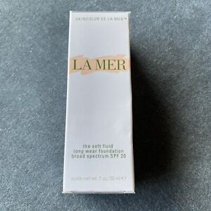 La Mer The Soft Fluid Long Wear Foundation In 110 Shell SPF 20 Brand New