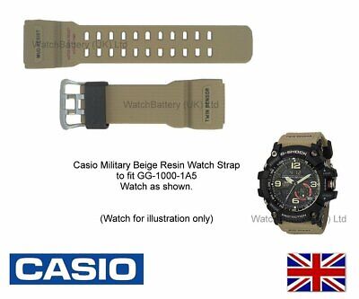 Genuine Casio Watch Strap Band For GG-1000 GG-1000-1A5, Military Beige 10517719 • 33.72€