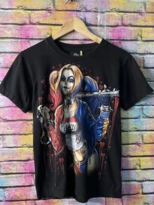 Rock Eagle Harley Quinn Glow In The Dark T-Shirt Size S Black Horror - Picture 1 of 16