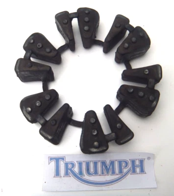 TRIUMPH STREET TRIPLE 675 R REAR SPROCKET HUB CUSH DRIVE RUBBERS AS SHIOWN 2009 - Image 1 of 4