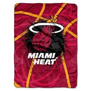 Miami Heat Super Sized Plush Blanket 60 x 80