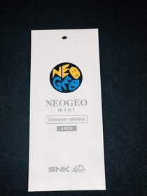 SNK NEOGEO MINI CHARACTER CONSOLE STICKERS Random Pack of 4 Officially Licensed