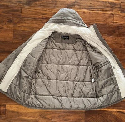 Beautiful Forecaster Womens Jacket Size PL Feel Soft Suede Lined Zip and Button - Image 1 of 4