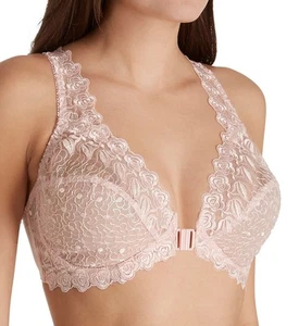 Valmont 8323 Front Close Lace Cup Underwire Bra - Picture 1 of 8