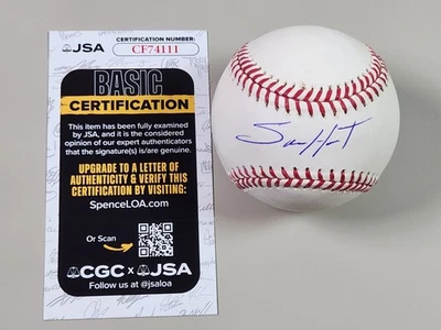 RARE Sam Hunt Signed Official Baseball JSA COA ROMLB Country Music Star Singer B - Image 1 of 4