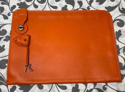 Bolso y llaves Ralph Lauren etiqueta púrpura naranja con cremallera Foto 1 de 4