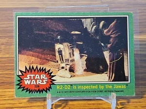 1977 Star Wars Serie 4 R2-D2 wird von der Jawas Karte geprüft #228 Han Solo Rückseite - Bild 1 von 2