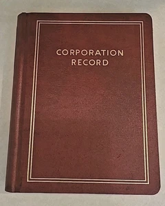 Libro de carpeta de registros corporativos - Kit corporativo de libro de minutos para corporaciones NUEVO - Imagen 1 de 11