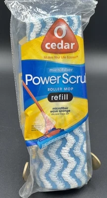 O-Cedar Power Scrub Roller Mop Head Replacement Refill, New Sealed Packaging HTF - Image 1 of 3