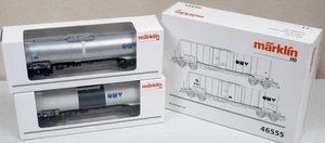 Märklin 46555 Set: 2x Knick-Kesselwagen der ÖBB / Neuwertig + Unbespielt! - Picture 1 of 2
