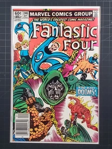 Fantastic Four #246 Newsstand Edition Marvel Comics September 1982 - Picture 1 of 14