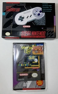 Super Nintendo SNS A CR SNES Original Controller Box And Sealed Manual Only Exc. - Picture 1 of 10