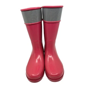 Sperry Topsider Girls Pelican Pink Rain Boots Size 2 Fleece-Lined Waterproof - Picture 1 of 7
