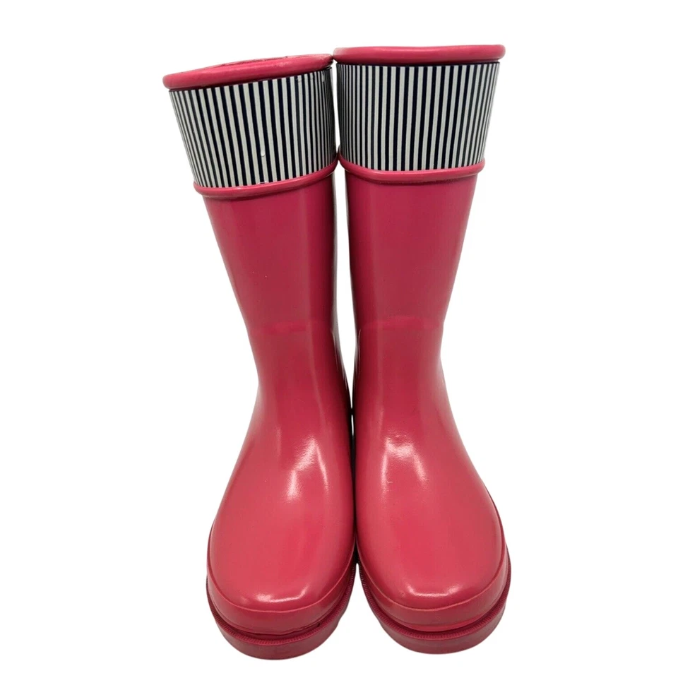 Sperry Topsider Girls Pelican Pink Rain Boots Size 2 Fleece-Lined Waterproof - Image 1 of 4