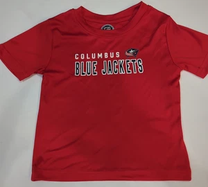 Camiseta Columbus Blue Jackets 3T para niños pequeños NHL con licencia oficial Red LOVE - Imagen 1 de 6