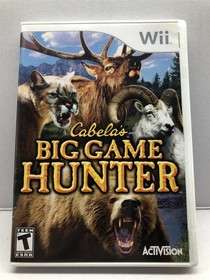 Cabela's Big Game Hunter (Nintendo Wii) Complete w/ Manual - Tested Working
