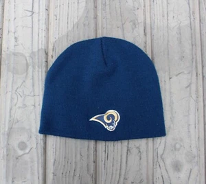 DE COLECCIÓN ST. LOUIS RAMS TOBOGÁN TEJIDO ESQUÍ GORRO CALAVERA SOMBRERO GORRA Azul Marino - 2 Disponibles - Imagen 1 de 4