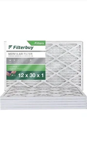 Filterbuy 12x30x1 Pleated Air Filter, Replacement for HVAC AC Furnace (MERV 8) - Bild 1 von 6