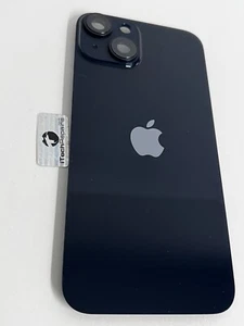 Apple iPhone 14 vetro posteriore originale (NERO) con MAGSAFE + piastra in acciaio grado A OE - Foto 1 di 5