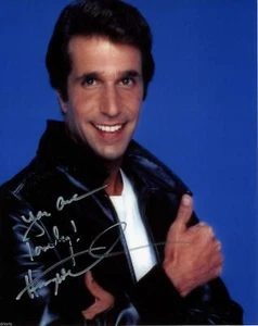 HENRY WINKLER #3 REPRINT 8X10 HANDSIGNIERT SIGNED PHOTO BILD FONZIE HAPPY DAYS - Bild 1 von 1
