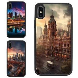 Melbourne City Australia Case Friendly For iPhone SE4 16E 12 13 14 15 16 Pro Max - Picture 1 of 25