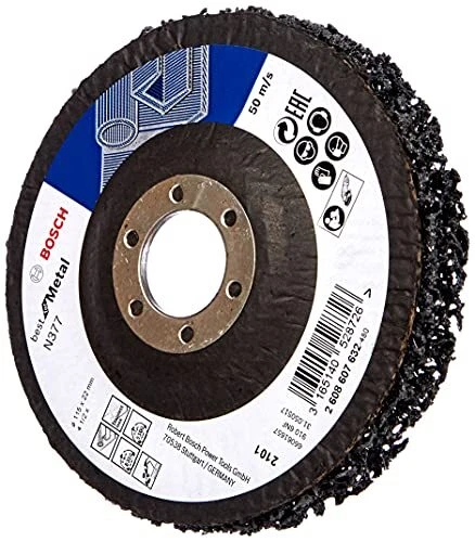 Bosch Professional Tessuto Di Pulizia Per Metallo, Nero, 11 x 11 x 2 Mm (j5k) - Immagine 1 di 1