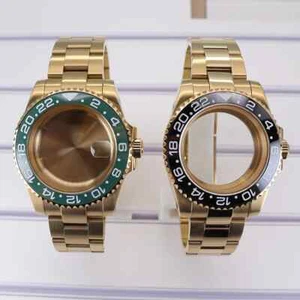 Caja de reloj de lujo para hombre de 40 mm correa Oyster GMT bisel de cerámica para movimiento Nh35 2824 - Imagen 1 de 27