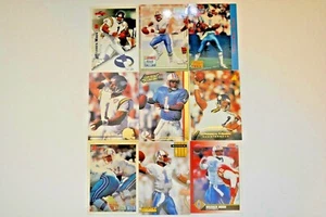 Warren Moon Football Karten Lot, 9 Karten, Houston Oilers, Vikings, HOF QB Lot #89 - Bild 1 von 2