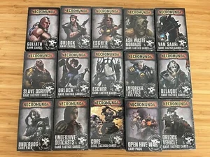 Necromunda Houses Tactic Cards Escher Goliath Delaque Orlock Saar Open Hive War - Picture 1 of 23